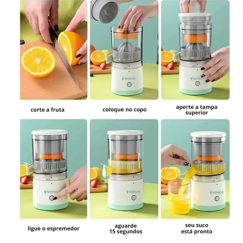 Espremedor de Frutas Elétrico USB Portátil 