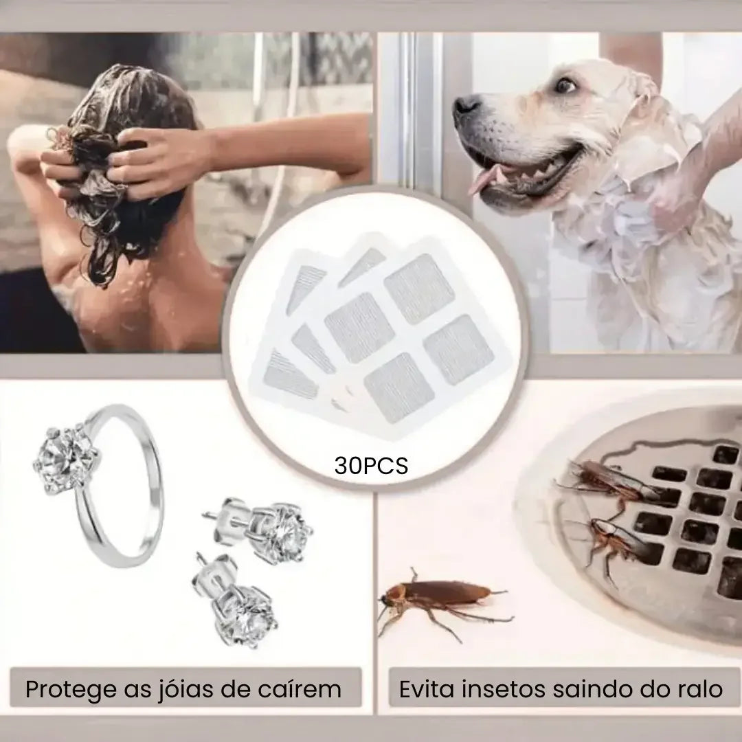 Protetor de Ralo Descartável Adesivo Kit - Modern Casa