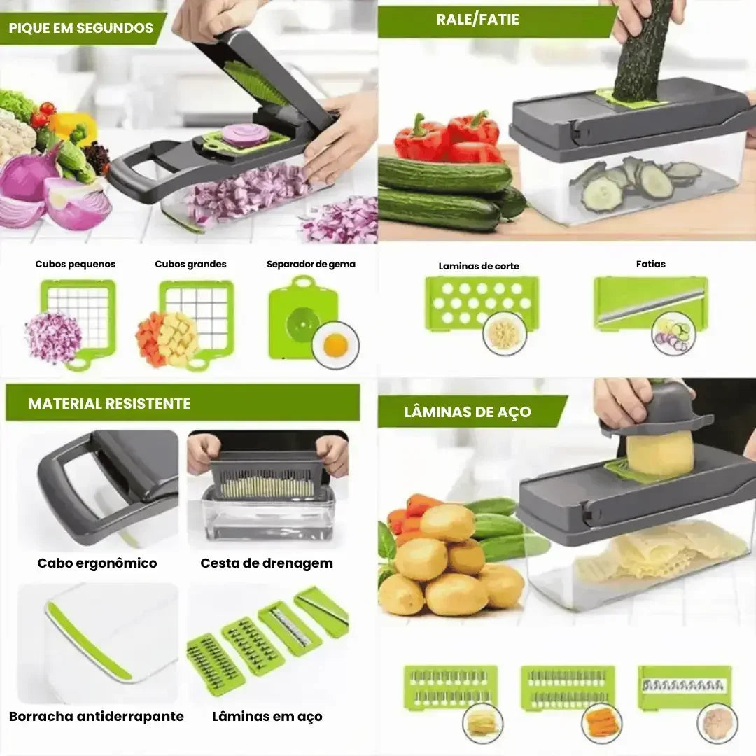 cortador e fatiador multifuncional