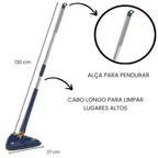Mop de Limpeza Triangular 360° + Refil Grátis - Modern Casa
