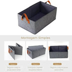 Caixa de Armazenamento Organizadora Dobrável - Modern Casa