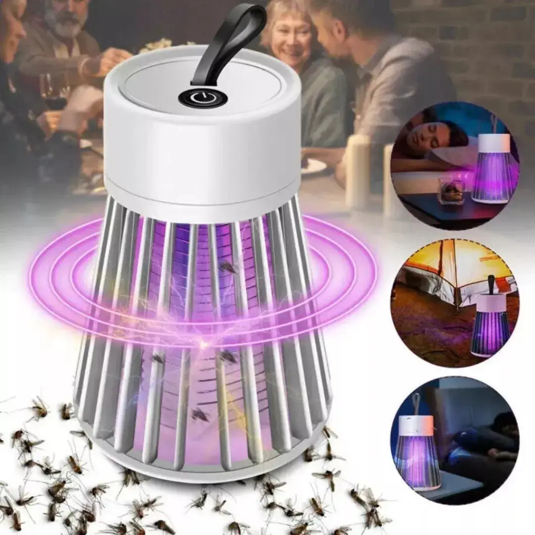 Lâmpada Elétrica Mata-Mosquitos Luz UV USB - Modern Casa