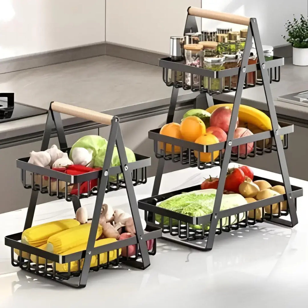 Cesta Organizadora de Metal – 2 ou 3 Andares