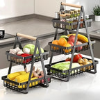 Cesta Organizadora de Metal – 2 ou 3 Andares