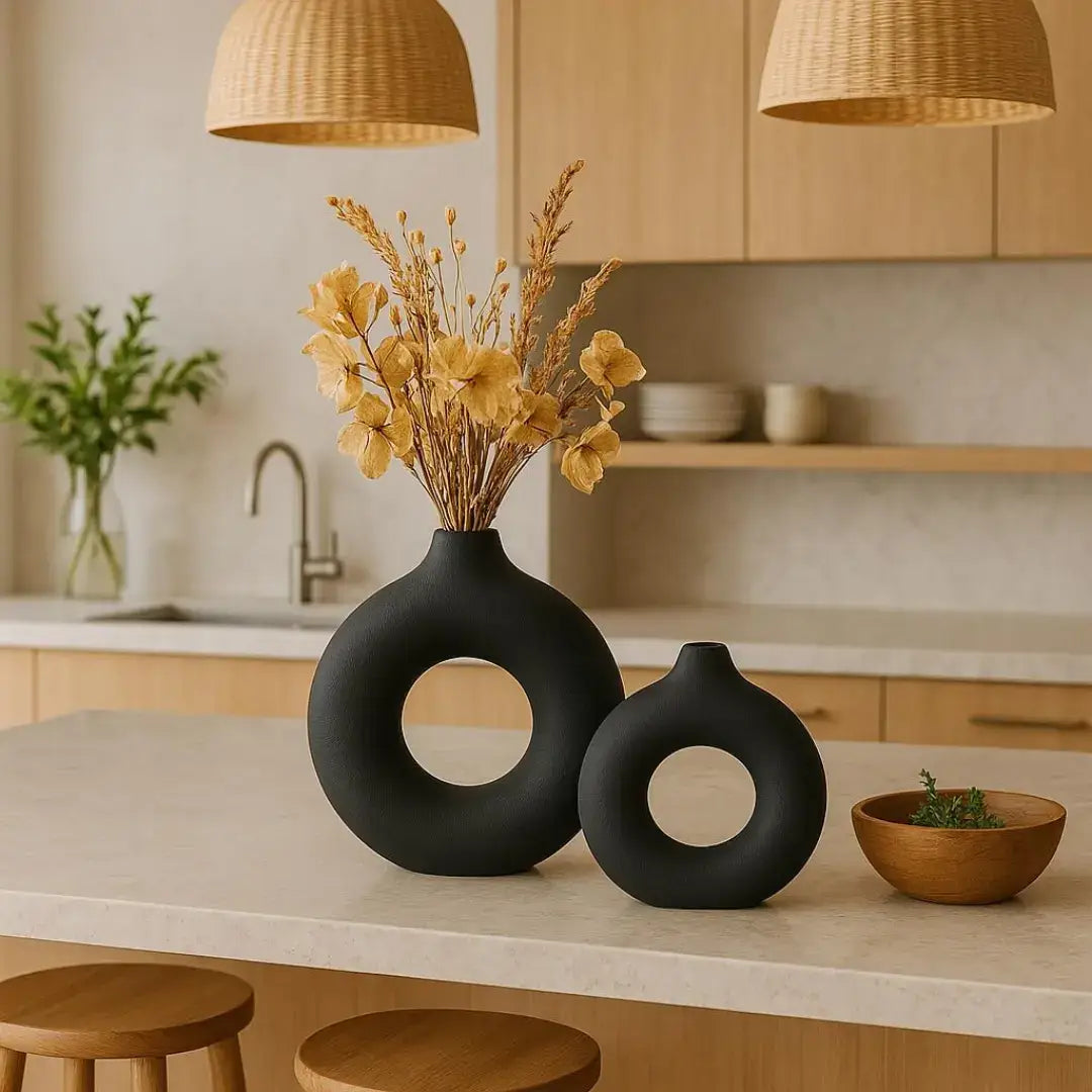 Kit 2 Vasos Redondos Donut