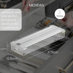 Organizador de Rolos Papel Filme Alumínio Duplo Clear