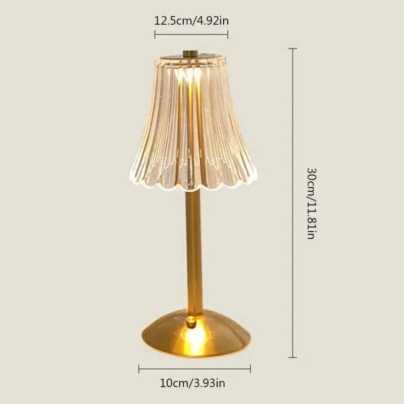 Luminária Abajur de Mesa LED 3 Cores