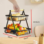 Cesta Organizadora de Metal – 2 ou 3 Andares