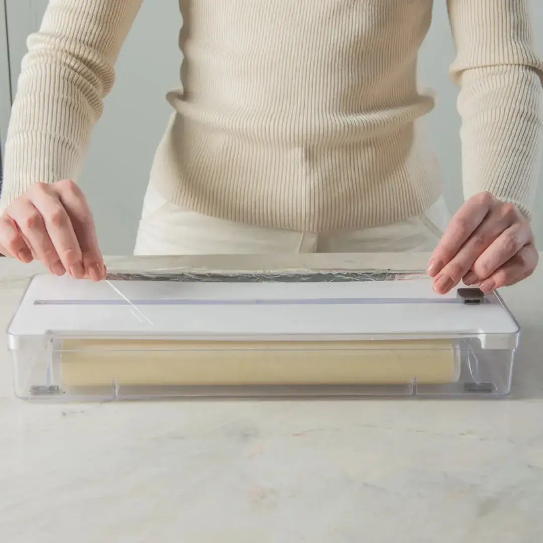 Organizador de Rolos Papel Filme Alumínio Duplo Clear