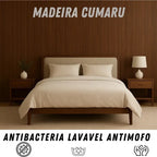 Papel De Parede Adesivo Madeira Escura Cumaru