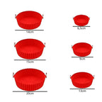 Kit 6 Formas Airfryer Silicone Antiaderente - Modern Casa