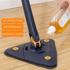 Mop de Limpeza Triangular 360° + Refil Grátis - Modern Casa