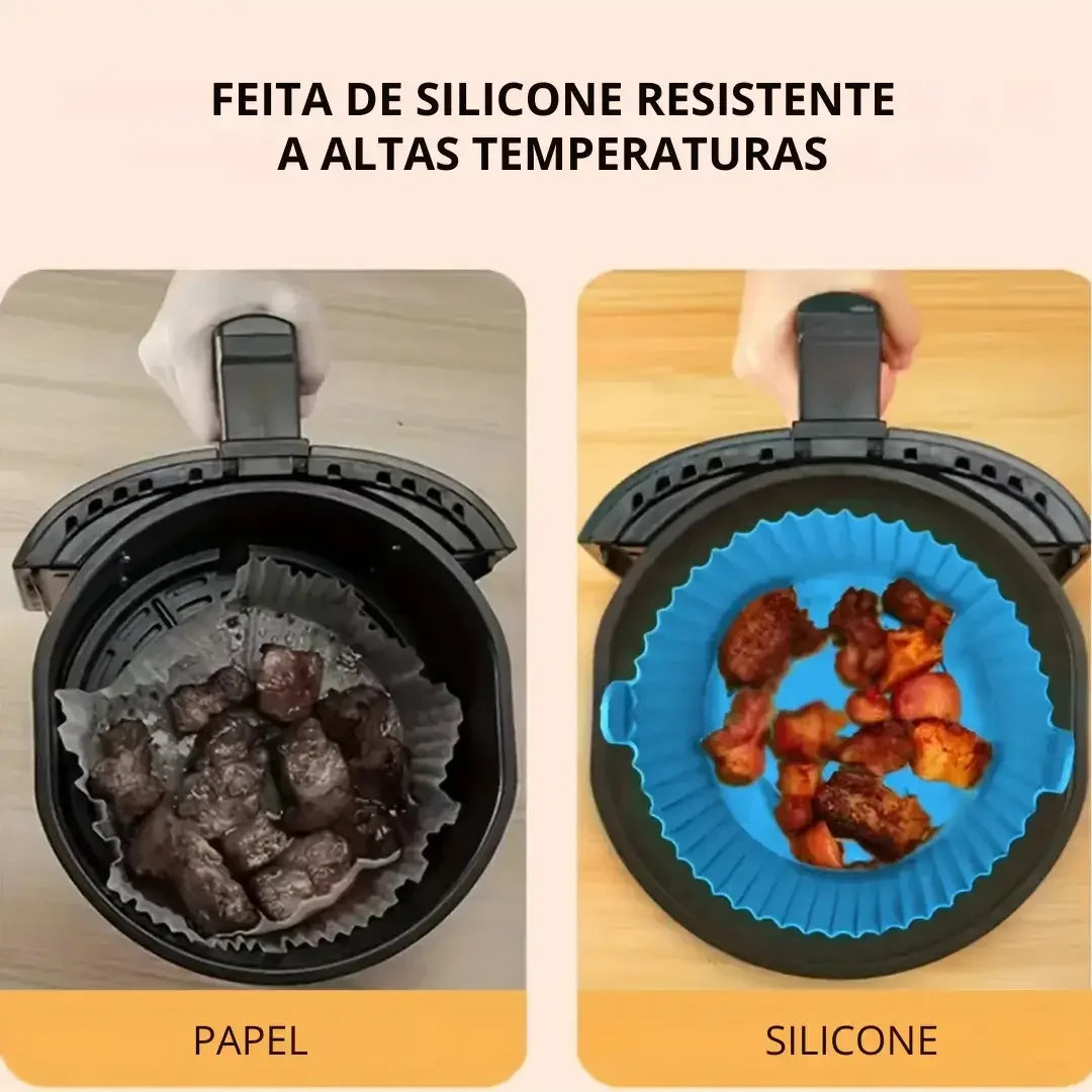 Kit 6 Formas Airfryer Silicone Antiaderente - Modern Casa