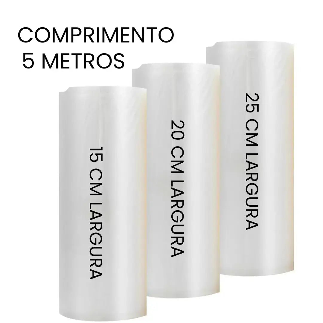 Rolos de Embalagem a Vácuo 5 Metros - Modern Casa