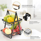 Cesta Organizadora de Metal – 2 ou 3 Andares