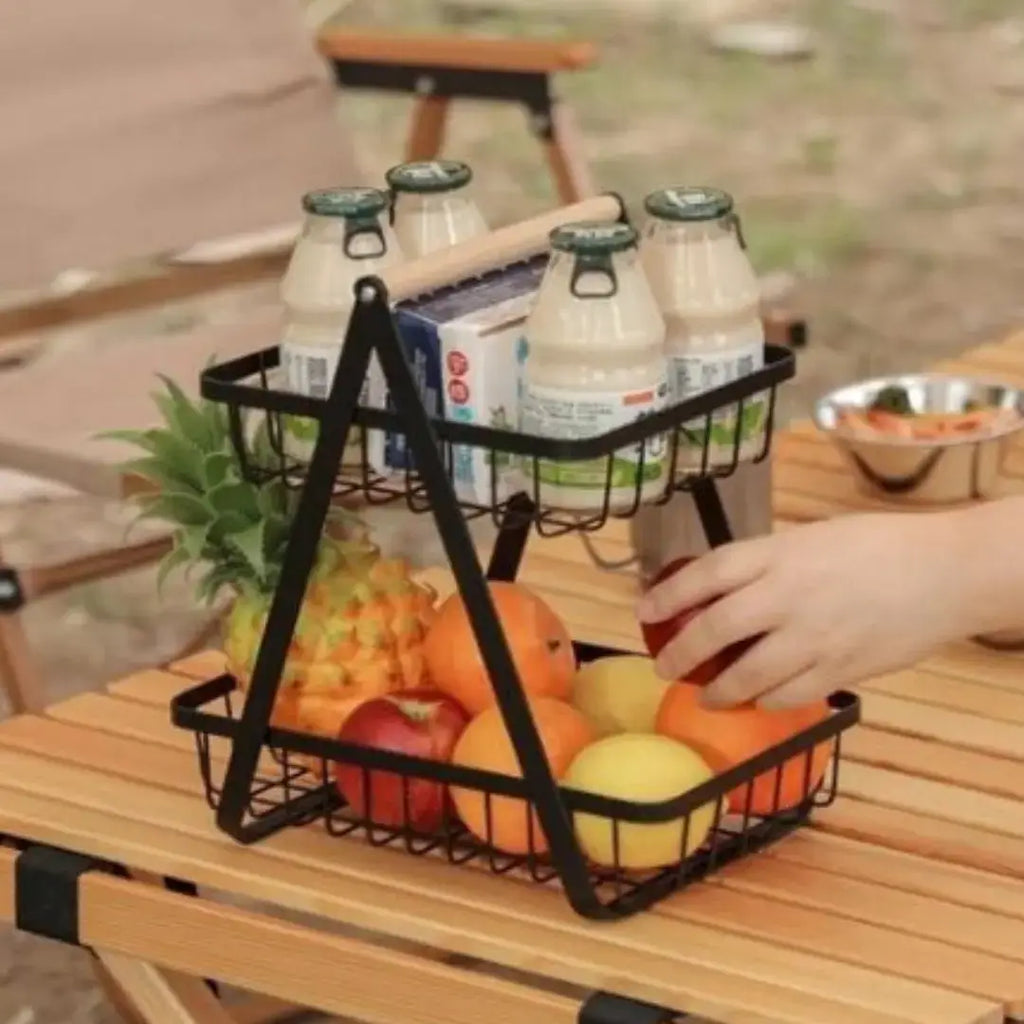 Cesta Organizadora de Metal – 2 ou 3 Andares