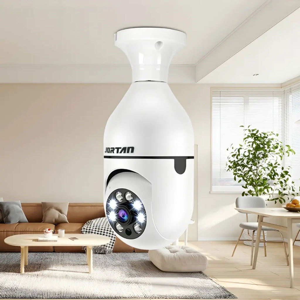 Câmera Segurança Lâmpada Wifi 360° Full HD - Modern Casa