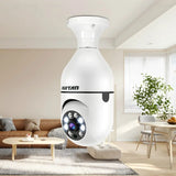 Câmera Segurança Lâmpada Wifi 360° Full HD