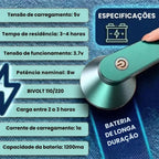 Aparador de Bolinhas e Pelos Elétrico Portátil