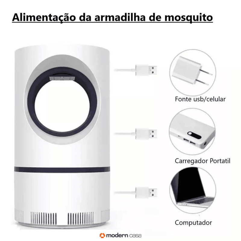 Armadilha Para Mosquito Elétrica UV - Modern Casa