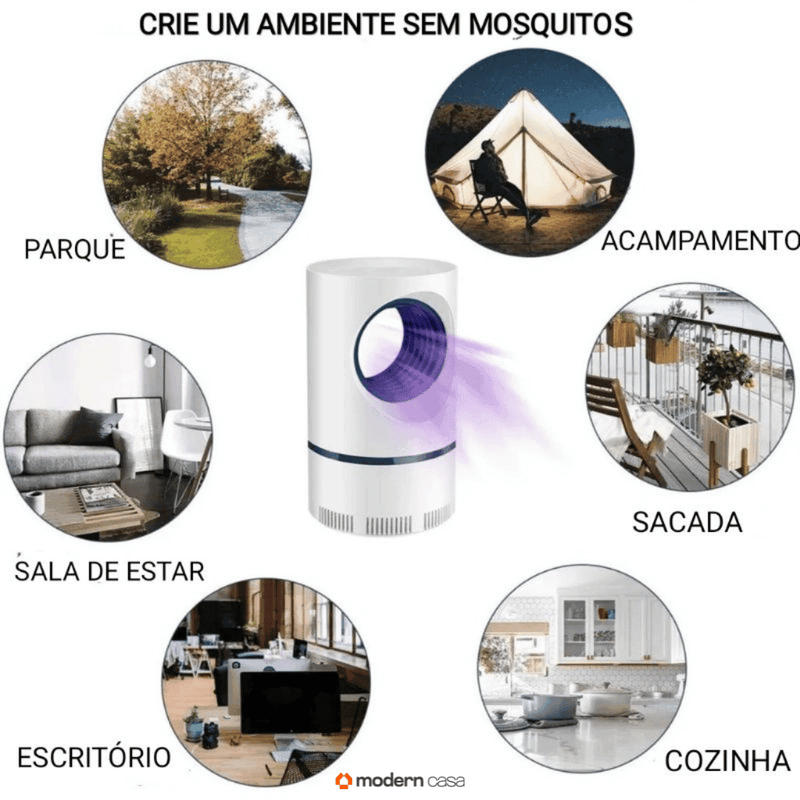 Armadilha Para Mosquito Elétrica UV - Modern Casa