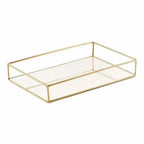 Bandeja Decorativa com Espelho Luxo - Modern Casa