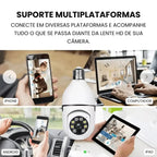 Câmera Segurança Lâmpada Wifi 360° Full HD - Modern Casa