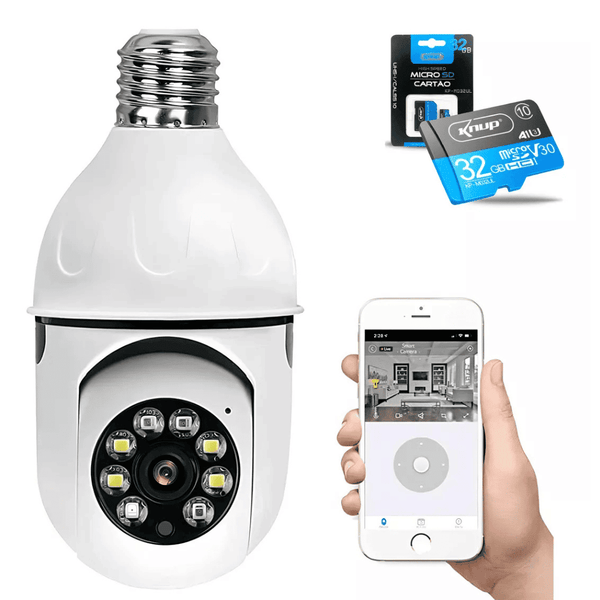Câmera de Segurança Full HD Wi-Fi 360°