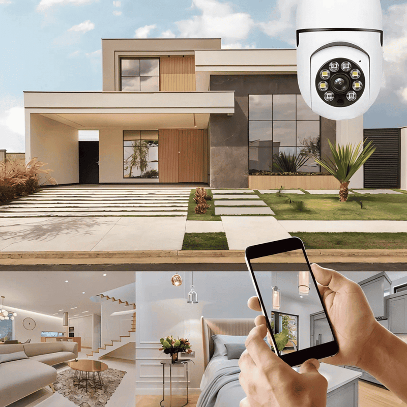 Câmera de Segurança Full HD Wi-Fi 360°