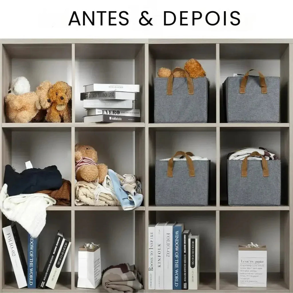 Caixa de Armazenamento Organizadora Dobrável - Modern Casa