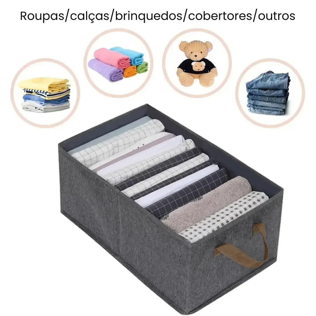 Caixa de Armazenamento Organizadora Dobrável - Modern Casa