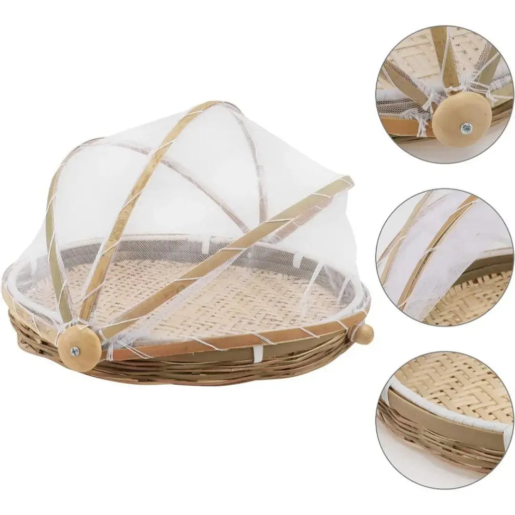 Cesto Porta Pães de Bambu