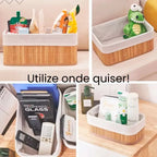 Cestos Organizadores de Bambu Kit 3 - Modern Casa
