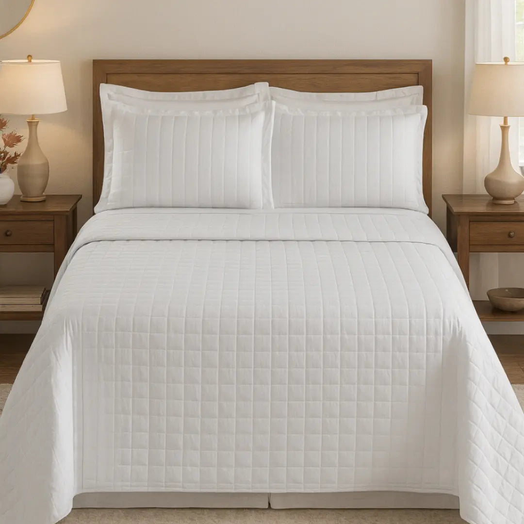 Cobre Leito Classic Micro Percal 300 Fios - Modern Casa