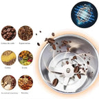 Moedor de Café Elétrico Multifuncional em Aço Inox