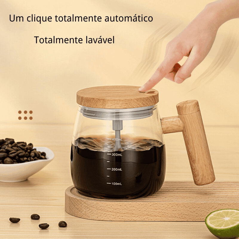 Copo Misturador de Bebidas Mixer em Vidro Multifuncional Portátil - Modern Casa