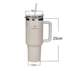 Copo Térmico Inox Portátil com Tampa e Canudo 1200ML - Modern Casa