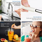 Copo Térmico Inox Portátil com Tampa e Canudo 1200ML - Modern Casa