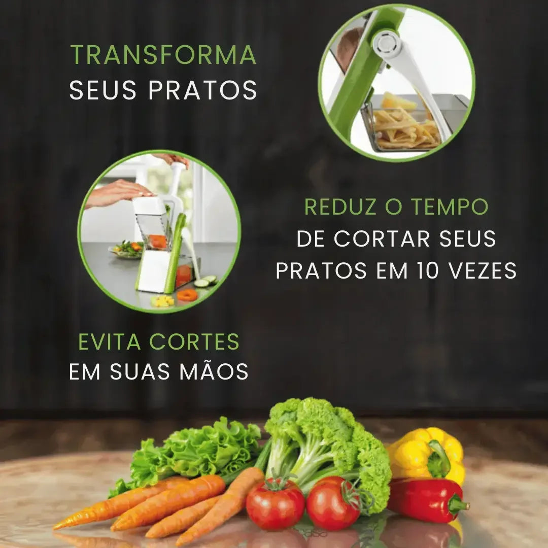 Cortador Mandoline Multifuncional 5 Funções - Modern Casa