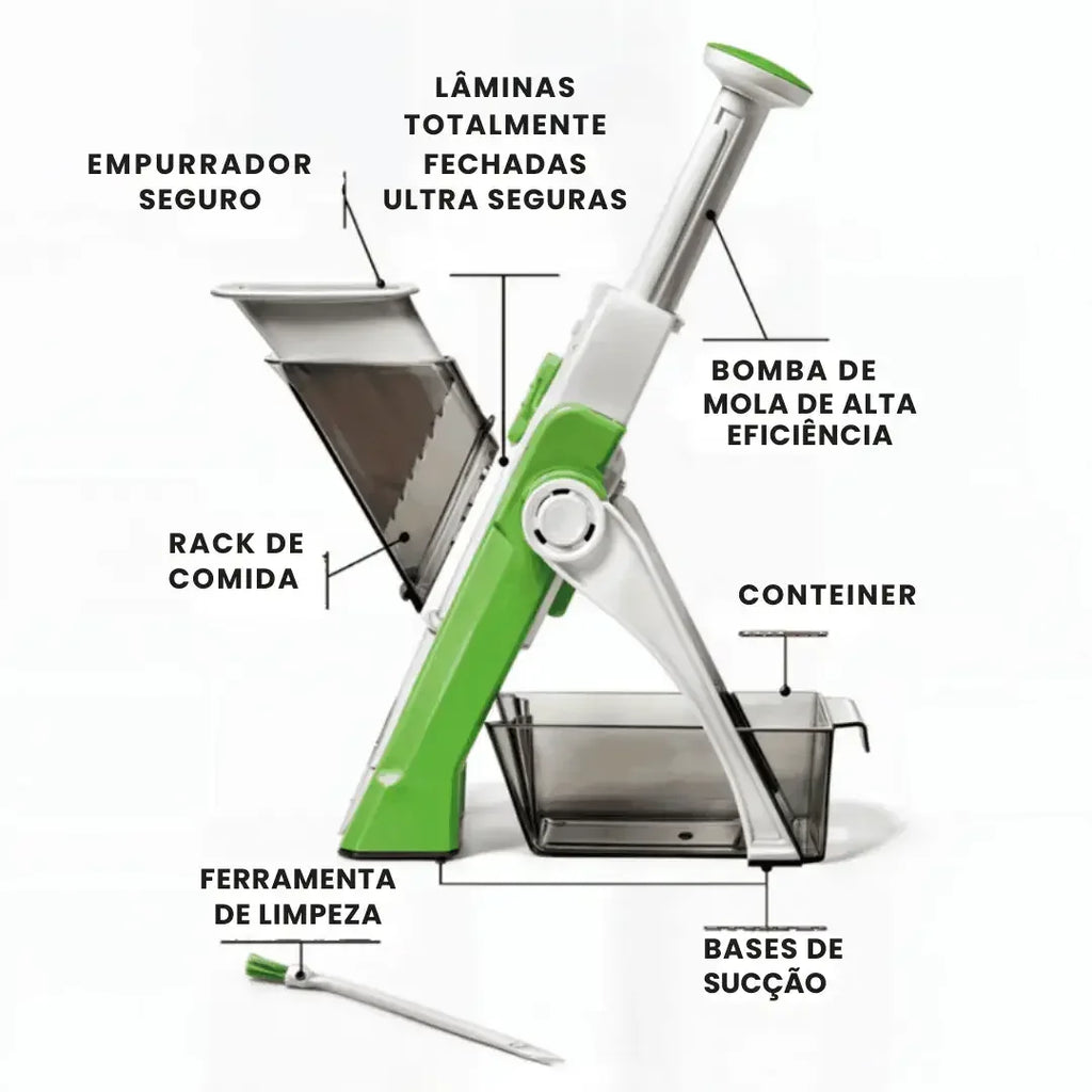Cortador Mandoline Multifuncional 5 Funções - Modern Casa