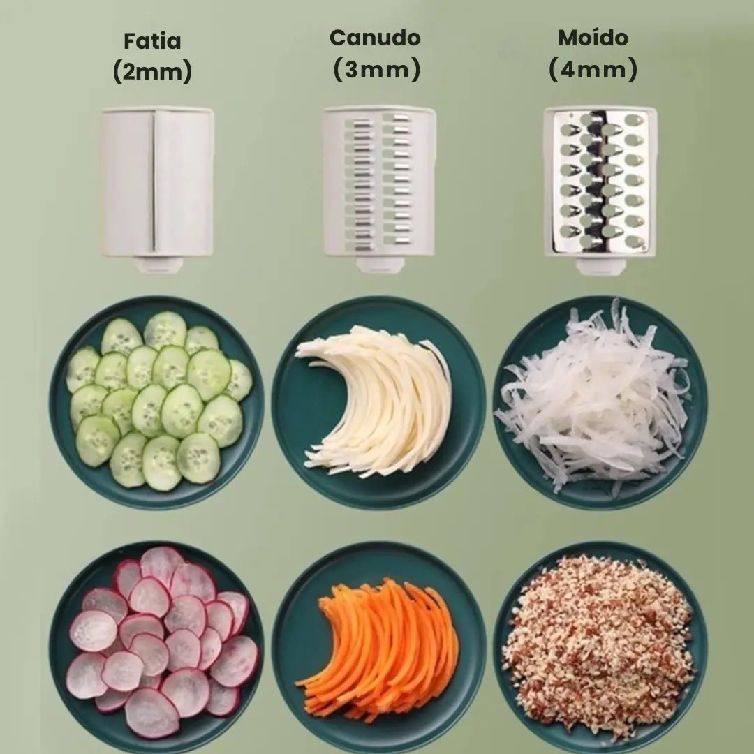 Cortador de Legumes Multifuncional 3 em 1 - Modern Casa
