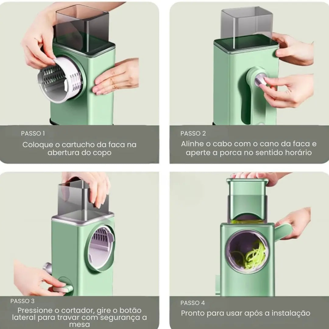 Cortador de Legumes Multifuncional 3 em 1 - Modern Casa