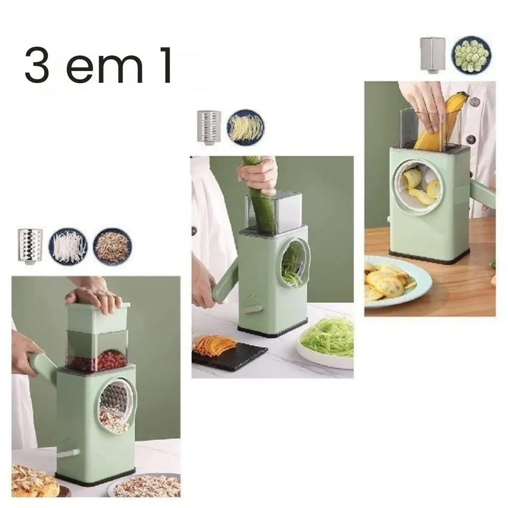 Cortador de Legumes Multifuncional 3 em 1 - Modern Casa