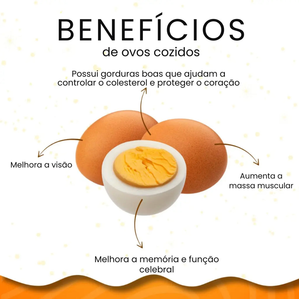 Cozedor Elétrico de Ovos e Legumes Multifuncional - Modern Casa
