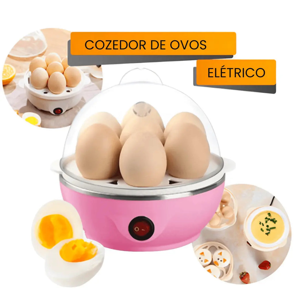 Cozedor Elétrico de Ovos e Legumes Multifuncional - Modern Casa