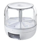 Dispensador Organizador Giratório 360° para Arroz e Grãos