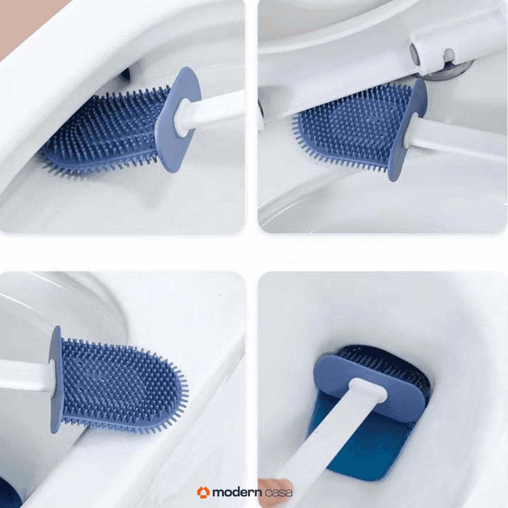 Escova de Limpeza Sanitária Silicone 2 em 1 - Modern Casa