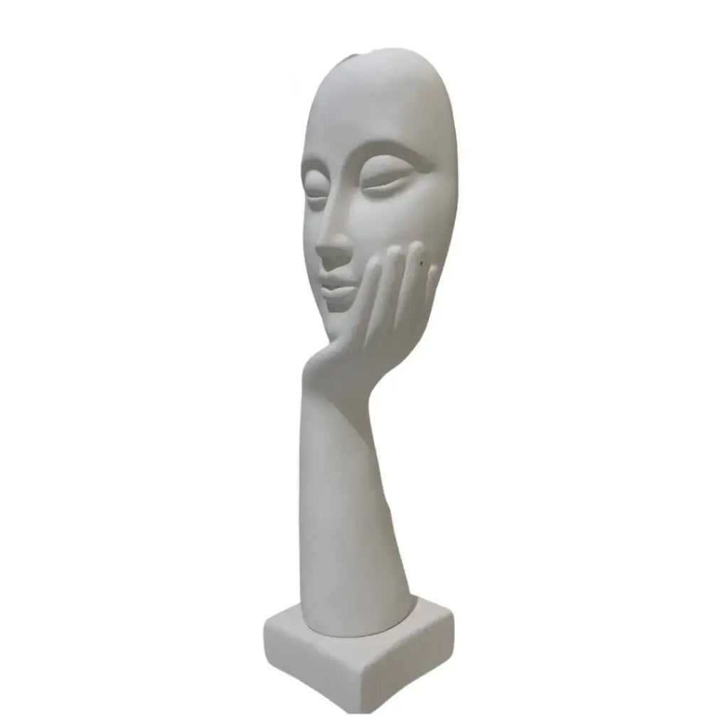 Escultura Decorativa Mão na Face