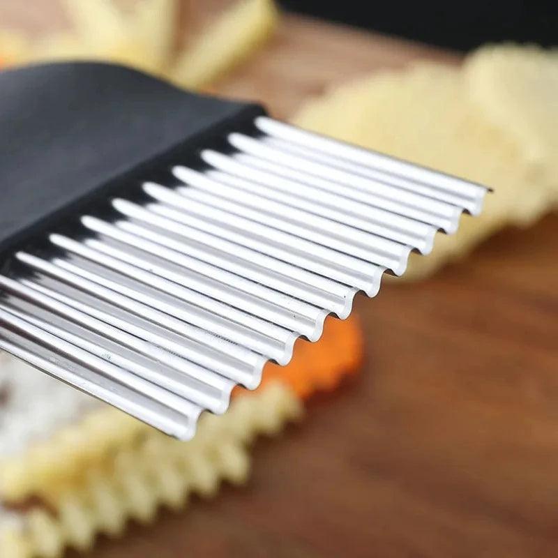 Faca Fatiadora de Legumes Ondulados - Modern Casa