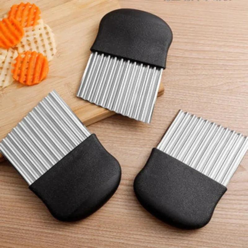 Faca Fatiadora de Legumes Ondulados - Modern Casa